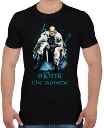 printfashion BJÖRN THE IRONSIDE - Férfi póló - Fekete (4319010)