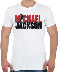 printfashion michael-jackson-moonwalk-png-4299357 - Férfi póló - Fehér (4352561)