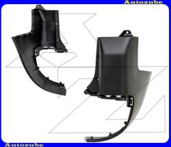 CITROEN BERLINGO 2 2012.04-2015.02 /B9/ Hátsó lökhárító jobb "1 hátsó ajtós" rövid, fekete UCP13-24132