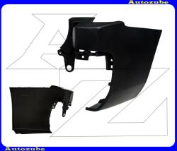 CITROEN BERLINGO 3 2018.06-2024.02 /K9/ Hátsó lökhárító jobb "2 hátsó ajtós" hosszú kivitelhez, fekete BR-18355