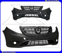 MERCEDES VITO W447 2014.10-2019.02 Első lökhárító sötétszürke, ködlámpás VIT-14207