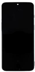 NBA001LCD004747 OnePlus 7 fekete OEM LCD kijelző érintővel kerettel, előlap (NBA001LCD004747)