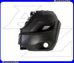 PEUGEOT BOXER 3 2014.06-2023.12 Első lökhárító bal, fekete, ködlámpás 10011158H