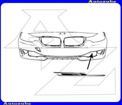 BMW 3 F30, F31 2011.11-2015.04 Első lökhárító díszléc "Luxury-Line" bal (króm) P20D127-7