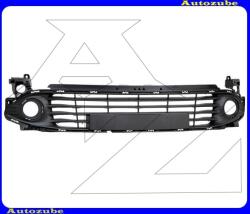RENAULT CLIO 4 2012.11-2016.08 Első lökhárító rács középső, fekete P60B127