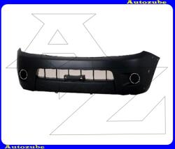 TOYOTA HILUX Vigo 2005.08-2011.08 Első lökhárító "2008.08. -ig" fekete, kervékív díszléclyukas (ködlámpás is) TY8181011