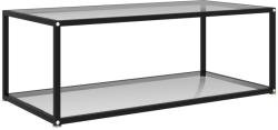 vidaXL Măsuță de cafea, transparent, 100x50x35 cm, sticlă securizată (322897) Masa de cafea