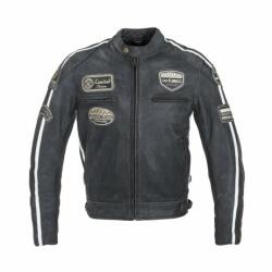 W-Tec Geaca Moto Piele Barbati W-TEC Negru Vintage (22022) - sport-mag