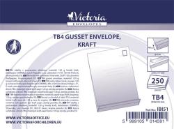 VICTORIA Redős-talpas tasak, TB4, szilikonos, 40 mm talp, VICTORIA, barna gascofil (250db/doboz) (IBI51)