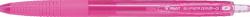 Pilot Golyóstoll, 0, 22 mm, nyomógombos, PILOT "Super Grip G", rózsaszín (PSGGKR) - webpapir