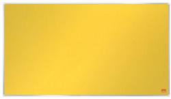 Nobo Textiltábla, széles képarány, 40"/89x50cm, alumínium keret, NOBO "Impression Pro", sárga (VN5430) - webpapir