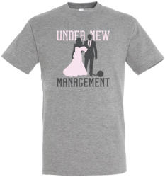 Partikellékek póló Under New Management lánybúcsú póló több színben