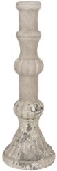 Clayre & Eef Sfesnic lumanare din ceramica gri Ø 13 cm x 39 h (6TE0338L)