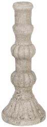 Clayre & Eef Sfesnic lumanare din ceramica gri Ø 12 cm x 32 h (6TE0338S)