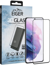 Eiger Folie Sticla 3D Case Friendly Samsung Galaxy S21 Plus Clear Black (0.33mm, 9H, oleophobic) (EGSP00698) - vexio