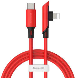 Baseus Colourful Elbow, USB Type-C/Lightning, 18W, 1.2m, Rosu (CATLDC-A09) - pcone