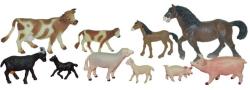Miniland Set animale domestice cu pui Miniland, 10 figurine (ML27430)