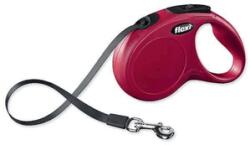 flexi New Classic lesa automata cu sir pentru caini, rosu, marimea XS, 3 m