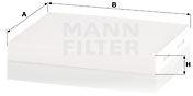 Mann-filter Filtru, aer habitaclu MANN-FILTER CU 24 024 (CU 24 024)