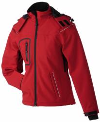 James & Nicholson Női softshell kabát JN1001 - Piros | L (1-JN1001-122682)