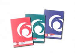 Herlitz Caiet Herlitz A5, 80 file, 70 g/mp, matematica, colturi rotunjite, Motiv rainbow (9480800)