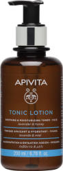 APIVITA Успокояващ тонизиращ лосион с лавандула и мед 97% натурален, Apivita Tonic Lotion Soothing & Moisturizing with Lavender & Honey 200ml