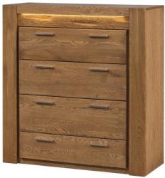 WIPMEB VELVET 75 (komód 4S) tölgy RUSTICAL