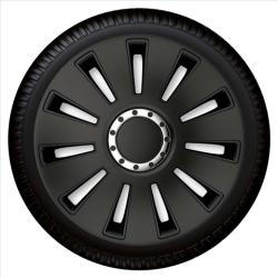 PETEX Set 4 Capace Roti Jante R17" Silverstone Pro Black -petex (rb531617)