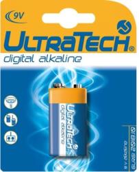 UltraTech 9 V-os alkáli elem, POWER, B1, 6LR61 (6LR61)