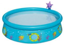 Bestway Puhafalú medence spriccelővel 152 x 38 cm világoskék FFA 648