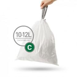 simplehuman Egyedi méretezésű szemetes zsák újratöltő csomag, 20 zsák/csomag, C-tipus, CW0162 (CW0162)