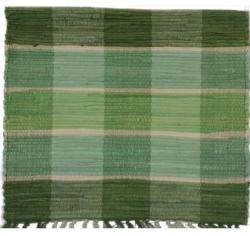 Unic Spot Rongyszőnyeg Ceylon 55 X 90 cm zöld kockás (5301300)