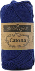 Scheepjes Catona 527 Midnight - sötétkék pamut fonal