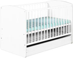 Klups Patut copii lemn cu sertar KAROLINA II Alb - Klups (NT0361-9885)