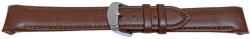  Curea piele lina capat curbat maron 18mm - 58007