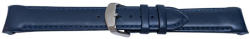  Curea piele lina capat curbat albastru inchis 20mm - 58010 - cureaceas
