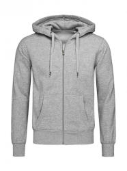 Stedman Férfi hosszú ujjú pulóver Stedman Sweat Jacket Select M, Heather szürke