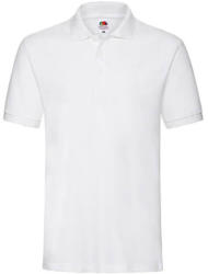 Fruit of the Loom Férfi Galléros póló Rövid ujjú Fruit of the Loom Premium Polo - M, Fehér