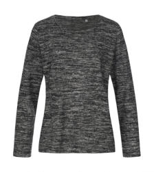 Stedman Női hosszú ujjú kötött felső Stedman Knit Long Sleeve Women XL, Sötét szürke Melange