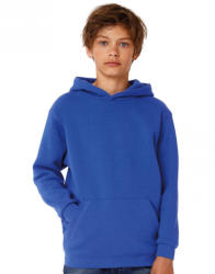 B&C Collection Gyerek kapucnis hosszú ujjú pulóver B and C Hooded/kids Sweat 5/6 (110/116), Igazi zöld