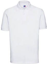 Russell Europe Férfi galléros póló rövid ujjú Russell Men's Classic Cotton Polo - M, Fehér