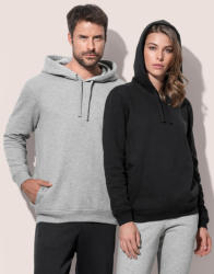 Stedman Férfi kapucnis hosszú ujjú pulóver Stedman Recycled Unisex Sweat Hoodie XS, Opál fekete