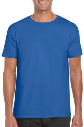 Gildan Férfi póló Rövid ujjú Gildan Softstyle Ring Spun T-Shirt - XL, Királykék