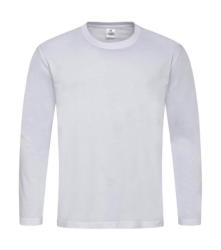 Stedman Férfi hosszú ujjú pulóver Stedman Classic-T Long Sleeve M, Fehér