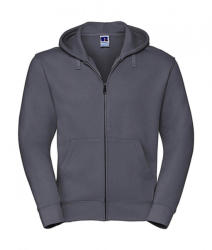 Russell Férfi kapucnis hosszú ujjú pulóver Russell Europe Men's Authentic Zipped Hood 2XL, Konvoj szürke