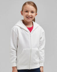 SG Lighting Gyerek kapucnis hosszú ujjú pulóver SG Kids' Zip Hood 140 (9-10/XL), Fehér