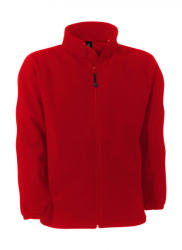 B&C Collection Uniszex hosszú ujjú polár B and C WindProtek Waterproof Fleece Jacket XS, Piros