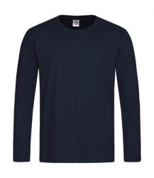 Stedman Férfi hosszú ujjú pulóver Stedman Classic-T Long Sleeve 2XL, Blue Midnight