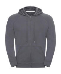 Russell Férfi kapucnis hosszú ujjú pulóver Russell Europe Men's HD Zipped Hood Sweat 3XL, Konvoj szürke