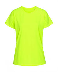 Stedman Női rövid ujjú póló Stedman Active 140 Raglan Women XL, Cyber sárga